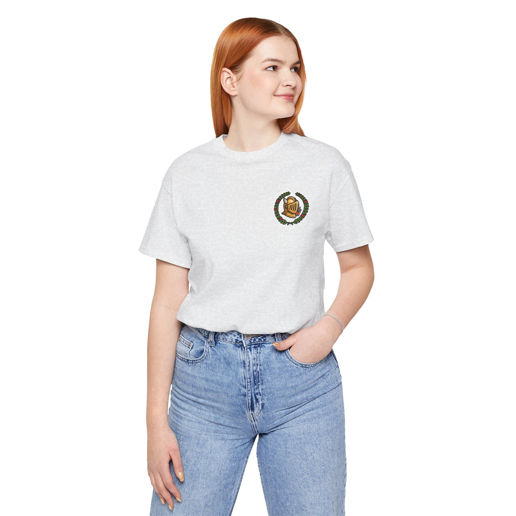 Golden Knight on Break: Unisex Graphic T-Shirt