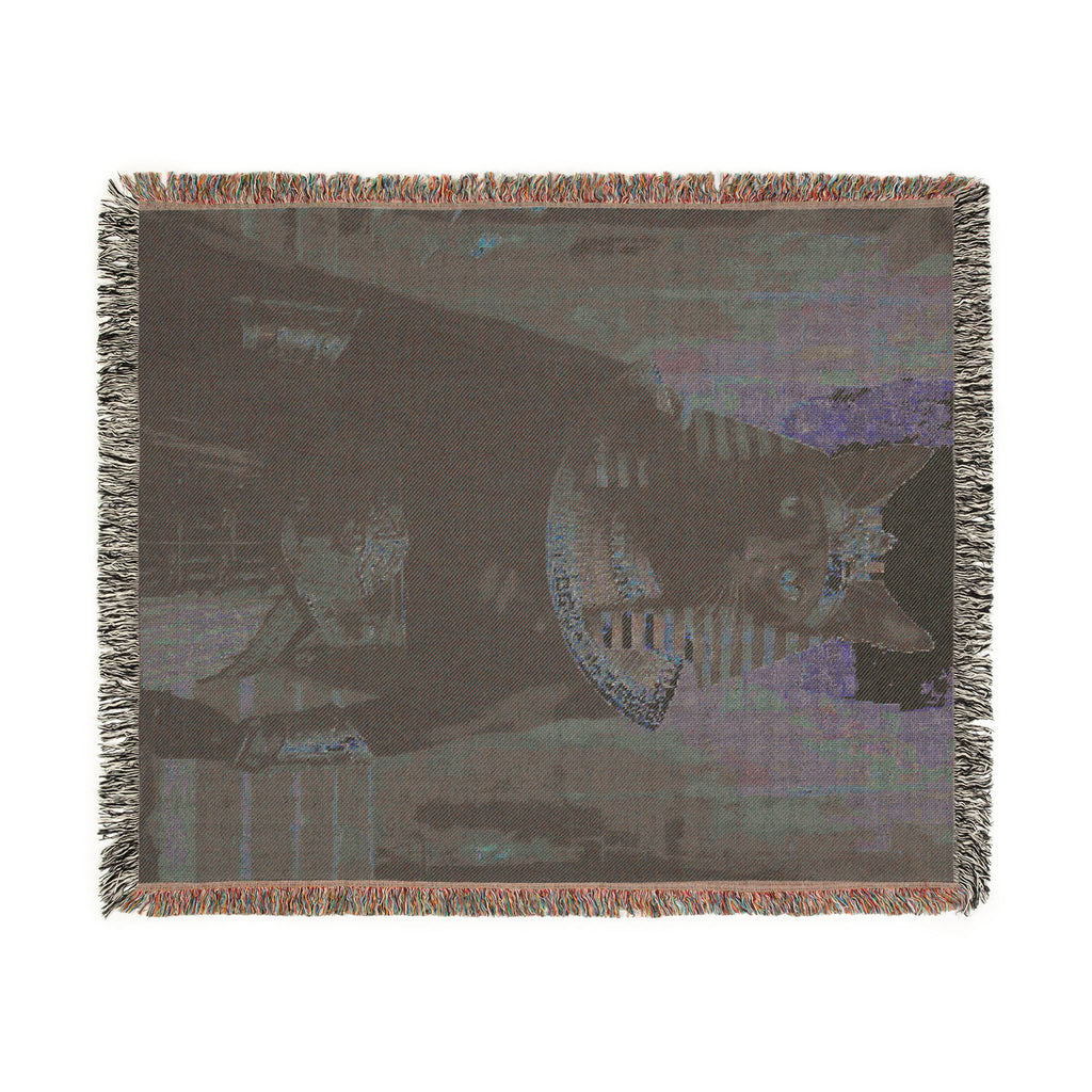 The Pharaoh’s Reign - Custom Royal Egyptian Pet Woven Blanket