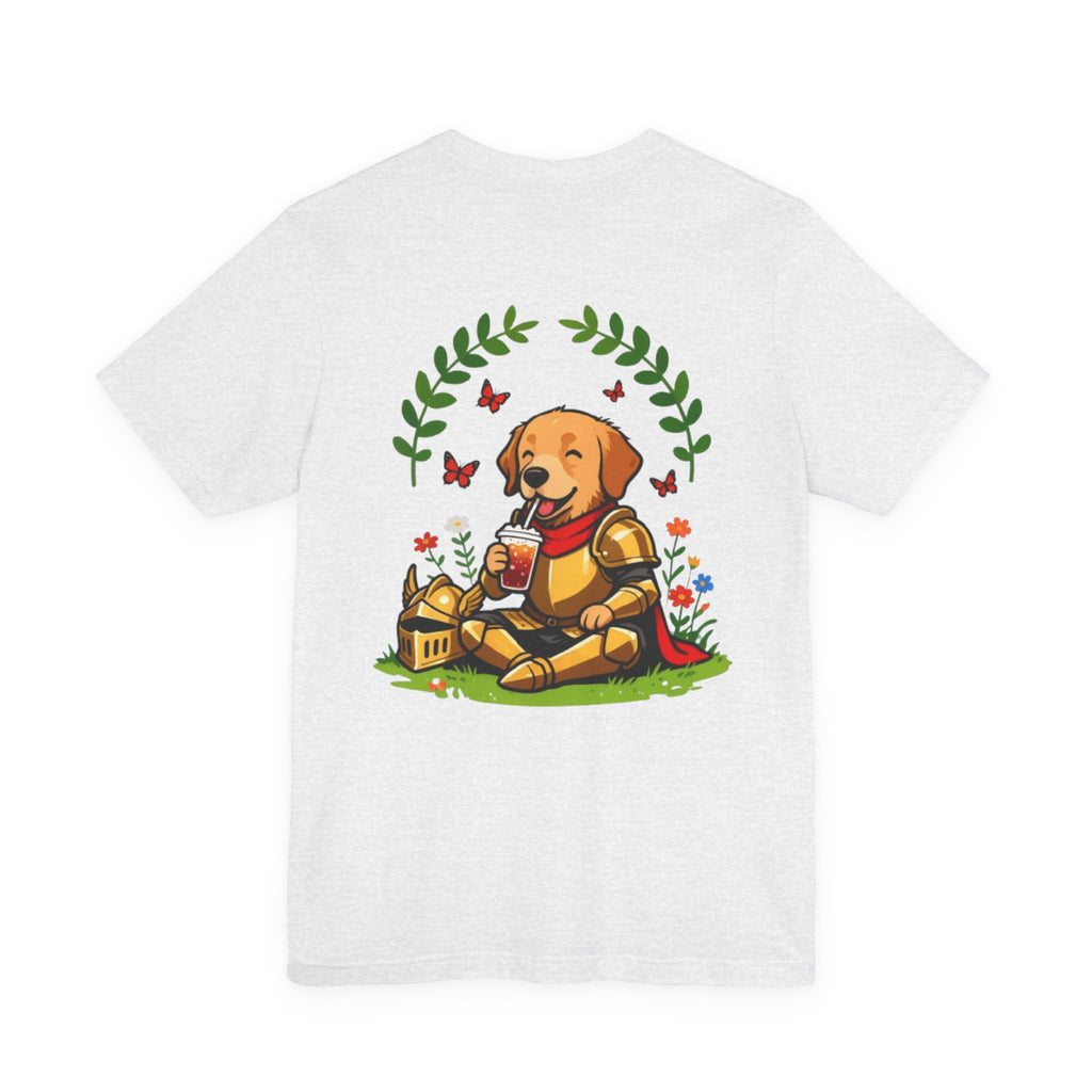 Golden Knight on Break: Unisex Graphic T-Shirt