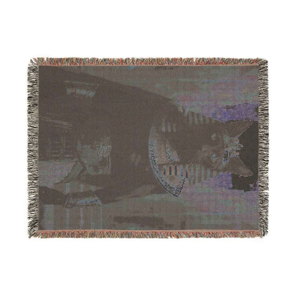 The Pharaoh’s Reign - Custom Royal Egyptian Pet Woven Blanket
