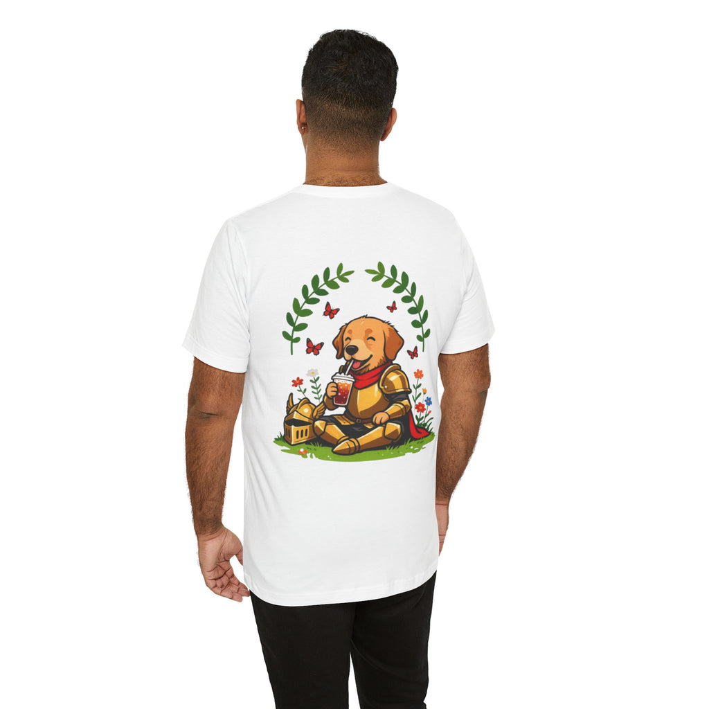 Golden Knight on Break: Unisex Graphic T-Shirt