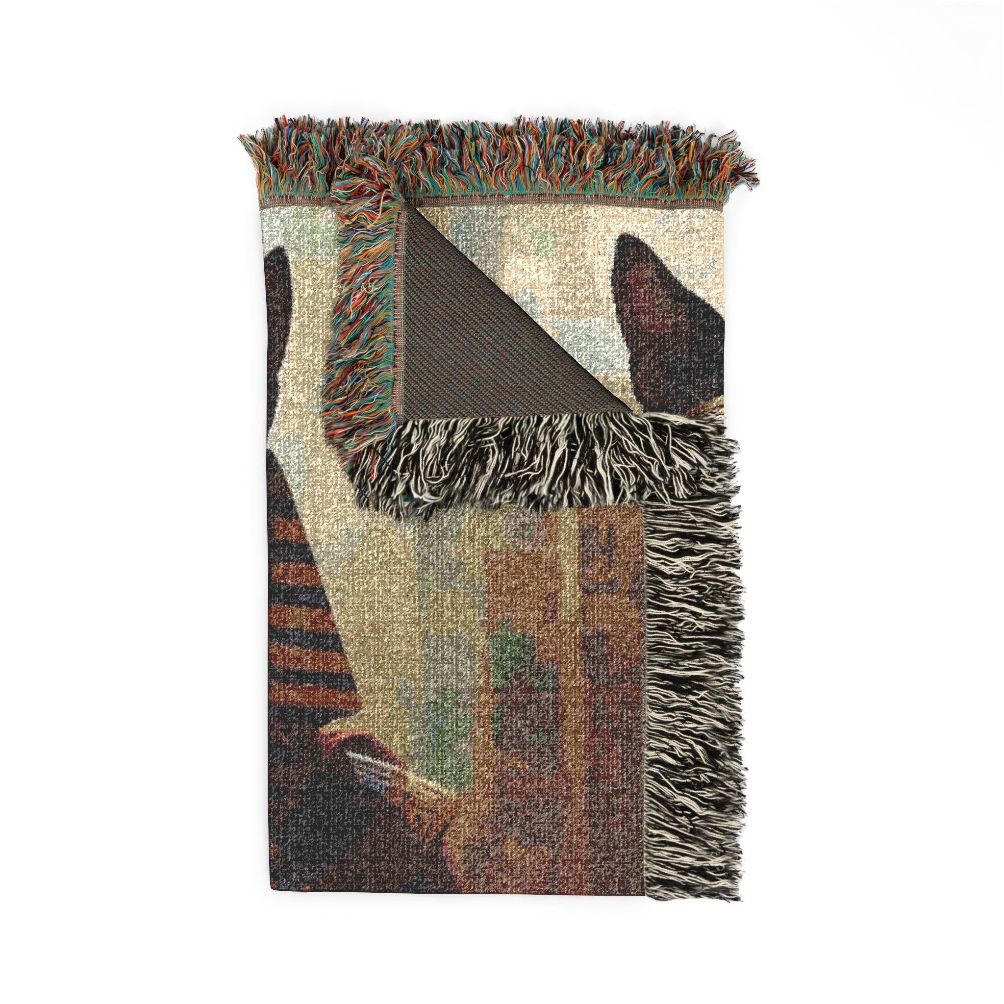 The Pharaoh’s Reign - Custom Royal Egyptian Pet Woven Blanket